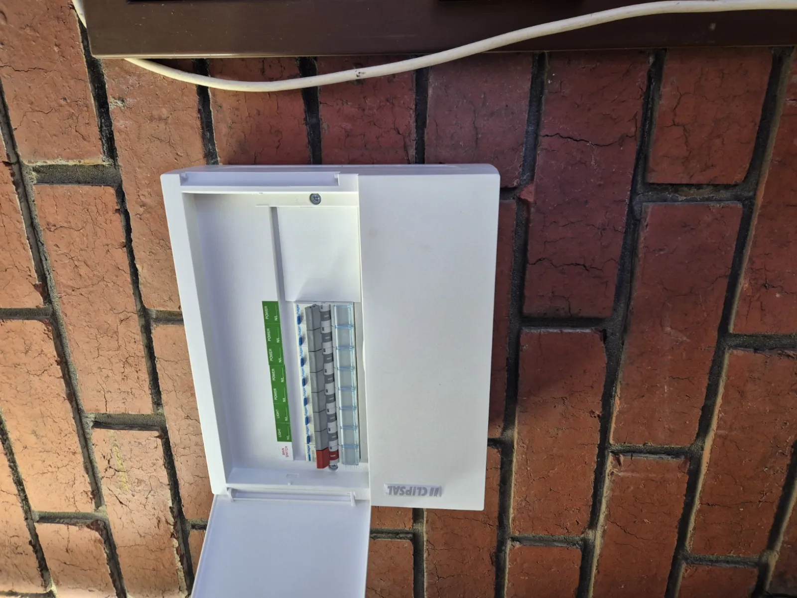 Clean, modern switchboard after upgrade with all circuits labelled